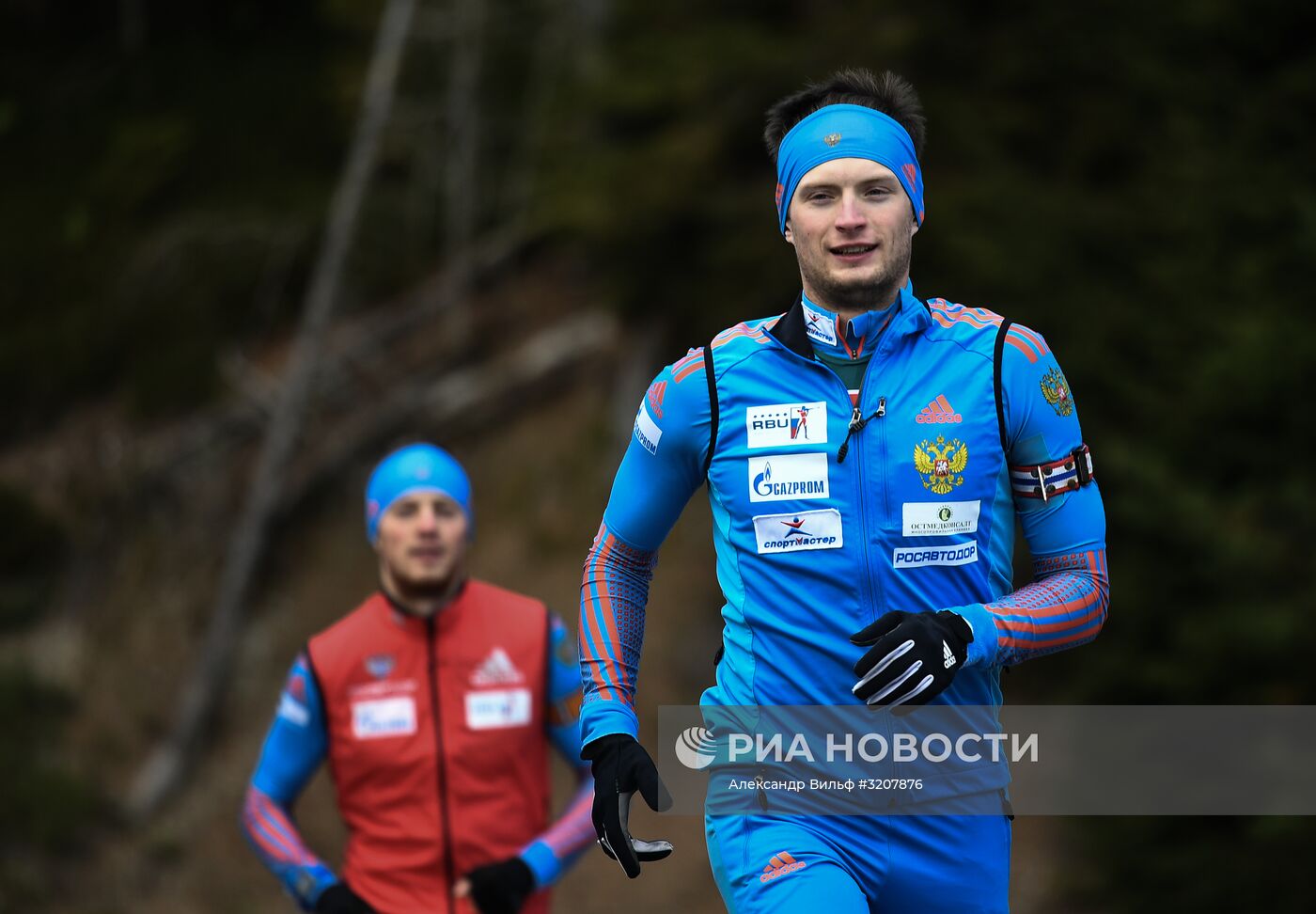 Тренировочный сбор мужской сборной России по биатлону в австрийском Рамзау