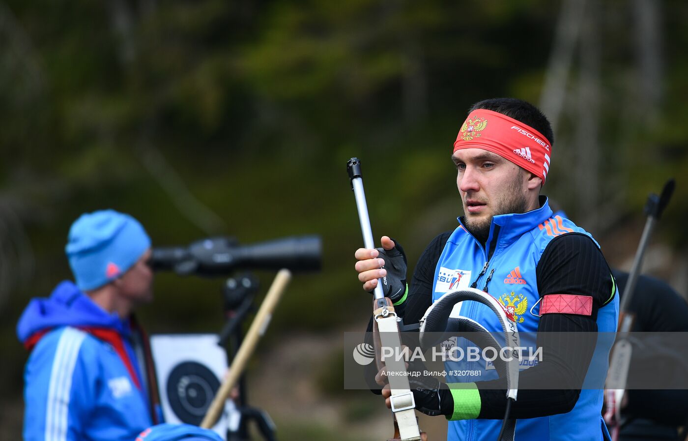 Тренировочный сбор мужской сборной России по биатлону в австрийском Рамзау