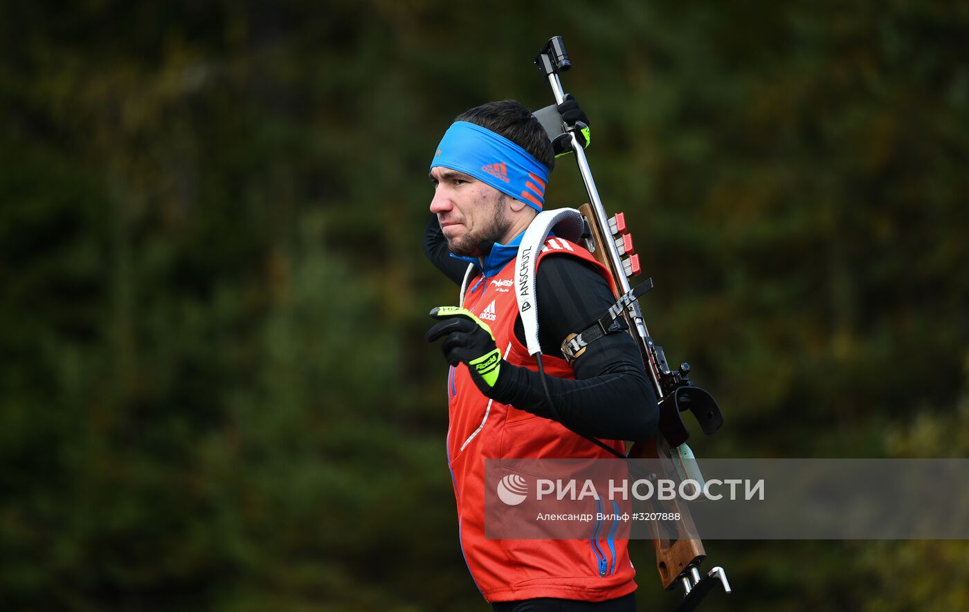 Тренировочный сбор мужской сборной России по биатлону в австрийском Рамзау