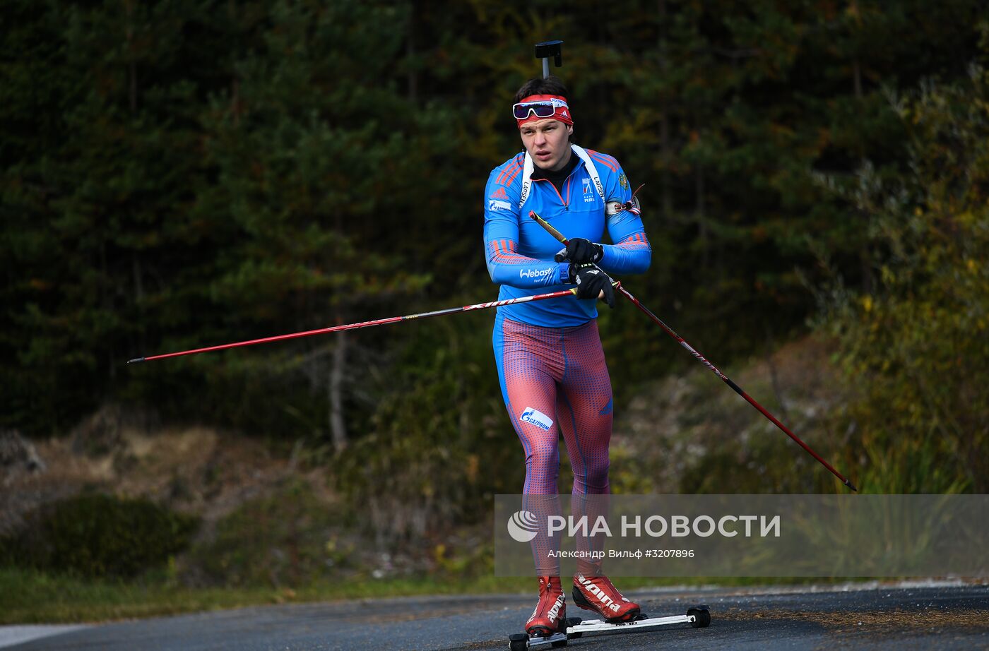 Тренировочный сбор мужской сборной России по биатлону в австрийском Рамзау