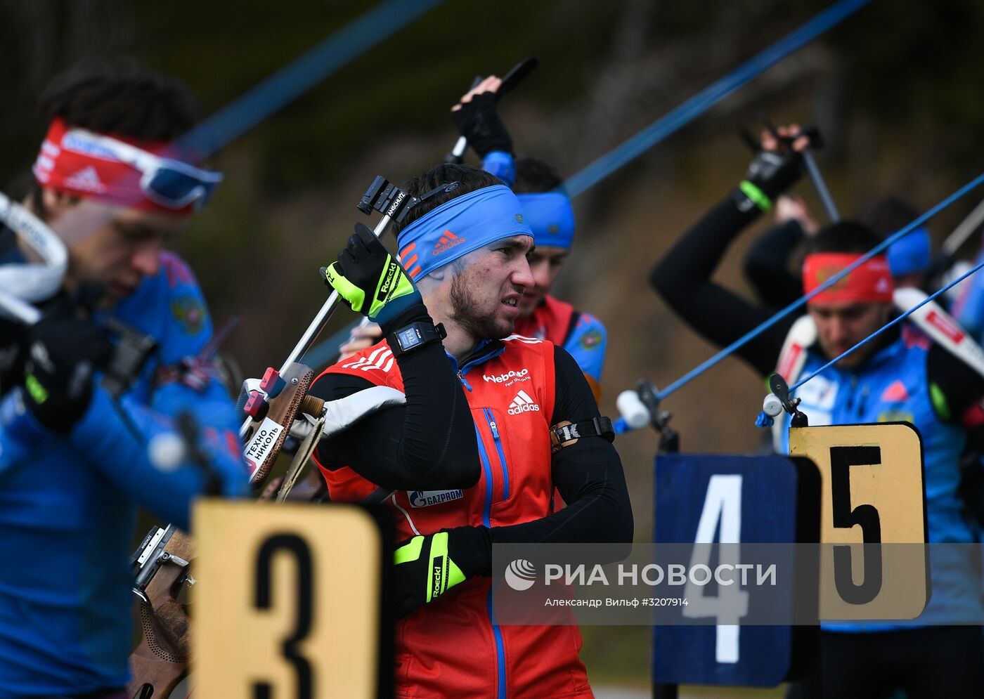 Тренировочный сбор мужской сборной России по биатлону в австрийском Рамзау