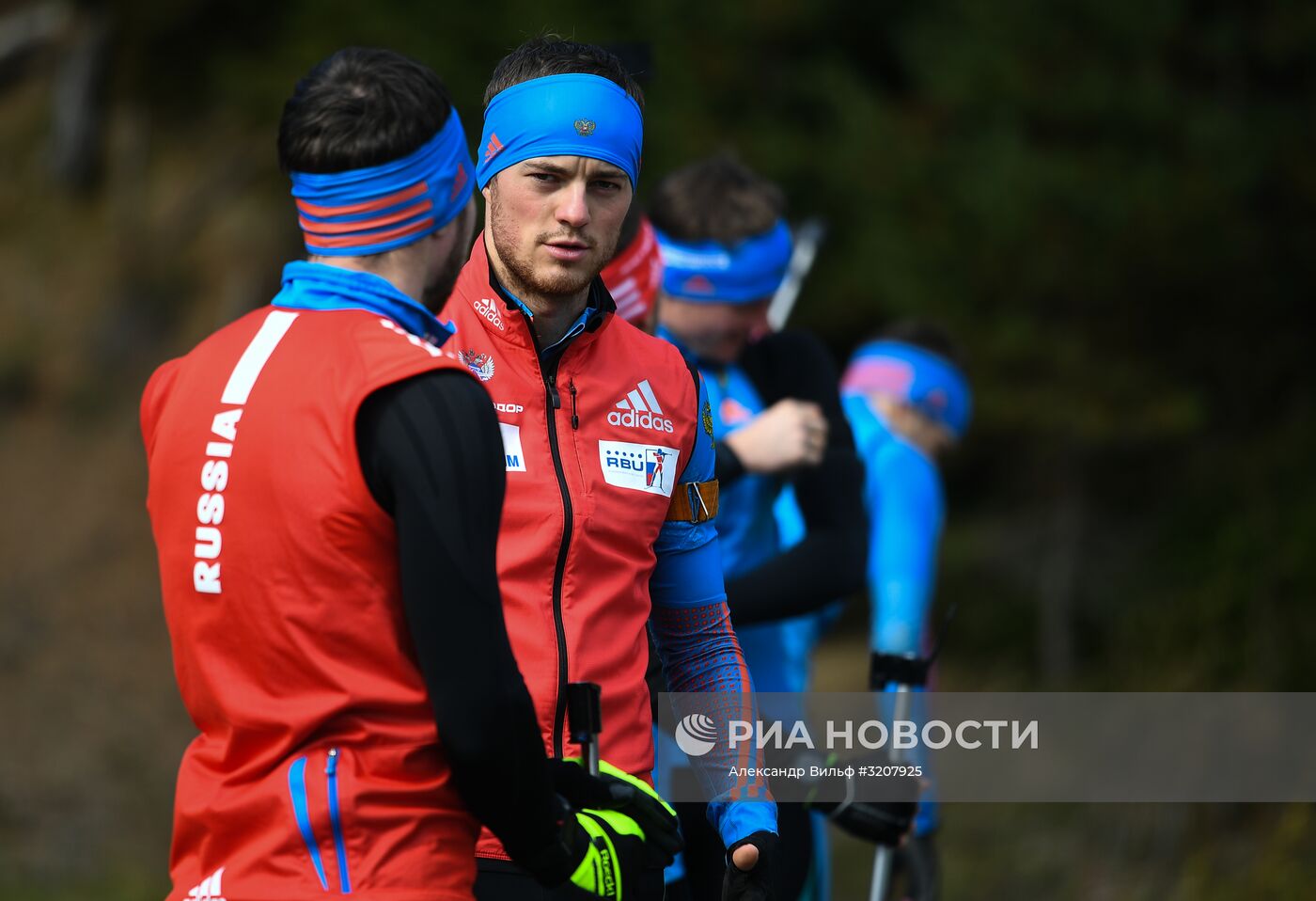 Тренировочный сбор мужской сборной России по биатлону в австрийском Рамзау