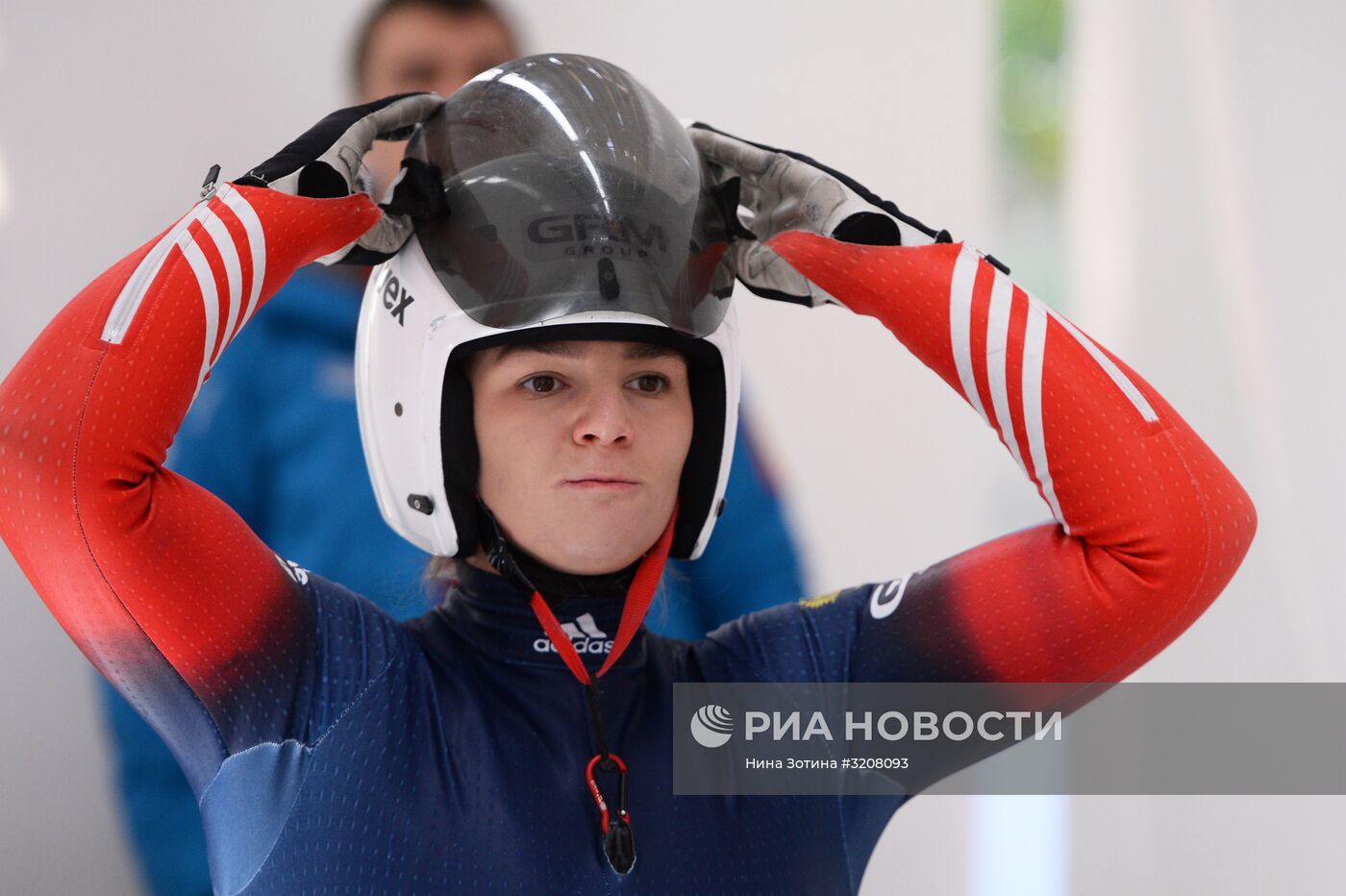 Санный спорт. Контрольная тренировка сборной России