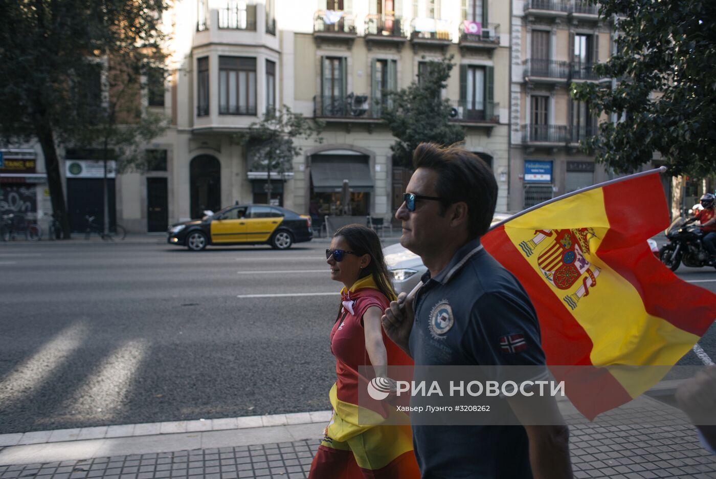 Митинг в защиту единства Испании в Барселоне