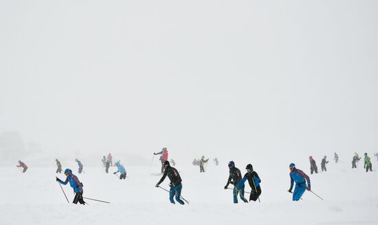 Тренировочный сбор сборной России по лыжным гонкам в Австрии
