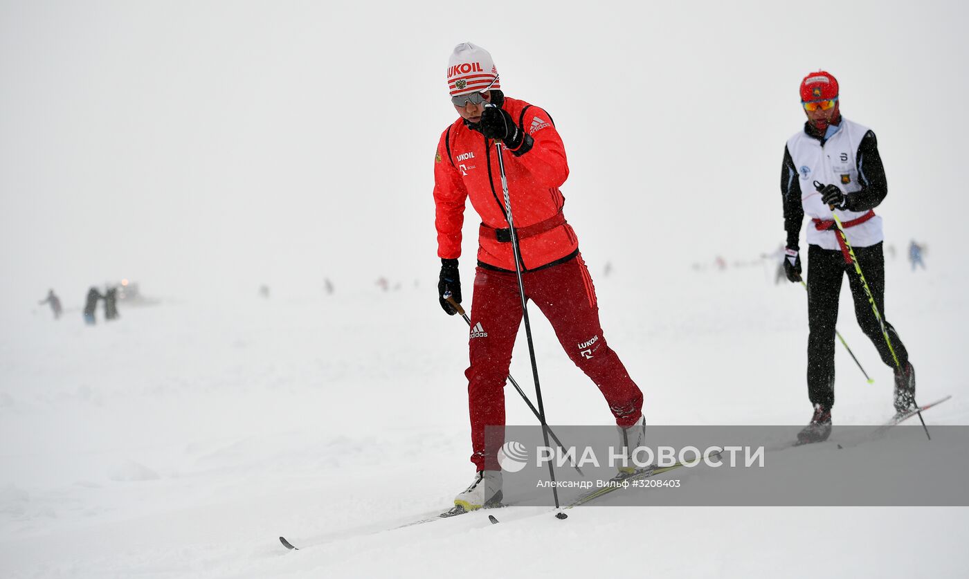 Тренировочный сбор сборной России по лыжным гонкам в Австрии