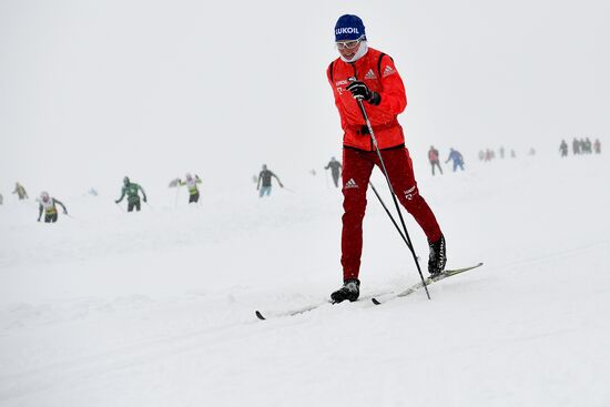 Тренировочный сбор сборной России по лыжным гонкам в Австрии
