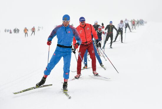 Тренировочный сбор сборной России по лыжным гонкам в Австрии