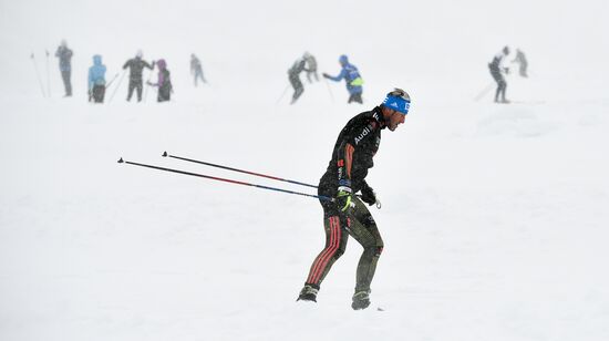 Тренировочный сбор сборной России по лыжным гонкам в Австрии