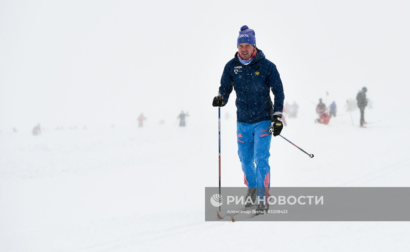 Тренировочный сбор сборной России по лыжным гонкам в Австрии