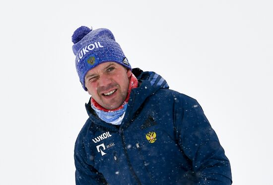 Тренировочный сбор сборной России по лыжным гонкам в Австрии