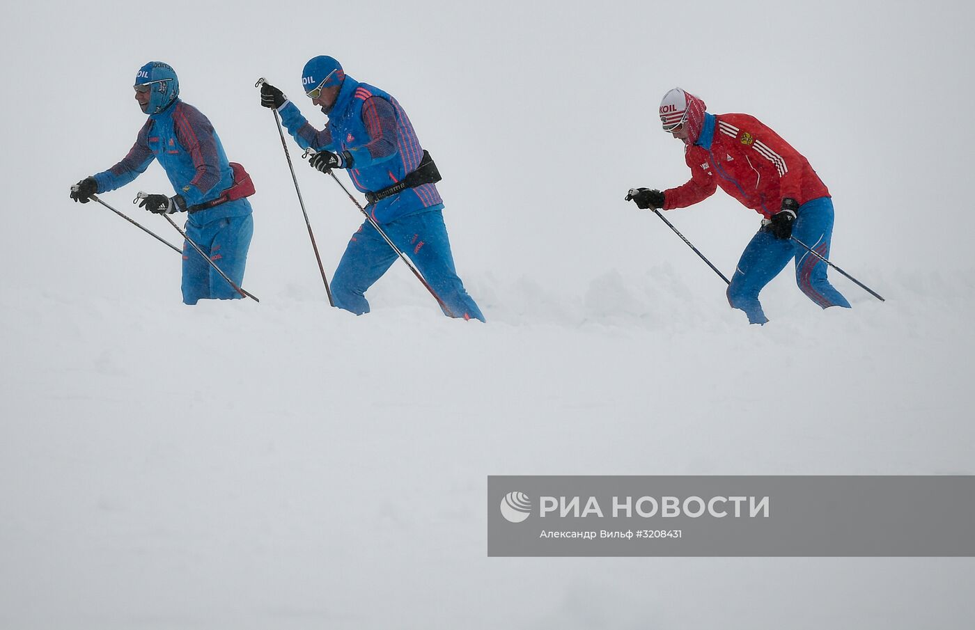 Тренировочный сбор сборной России по лыжным гонкам в Австрии