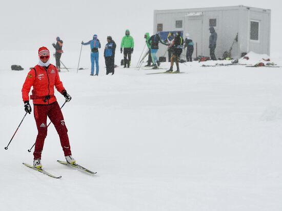 Тренировочный сбор сборной России по лыжным гонкам в Австрии
