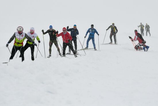 Тренировочный сбор сборной России по лыжным гонкам в Австрии