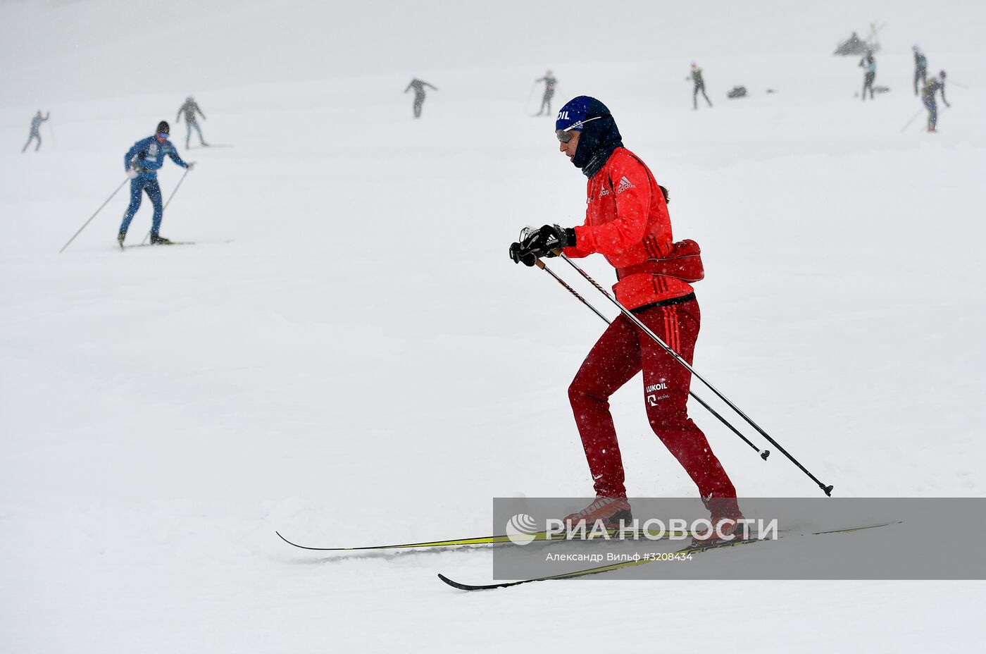 Тренировочный сбор сборной России по лыжным гонкам в Австрии