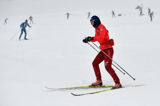 Тренировочный сбор сборной России по лыжным гонкам в Австрии