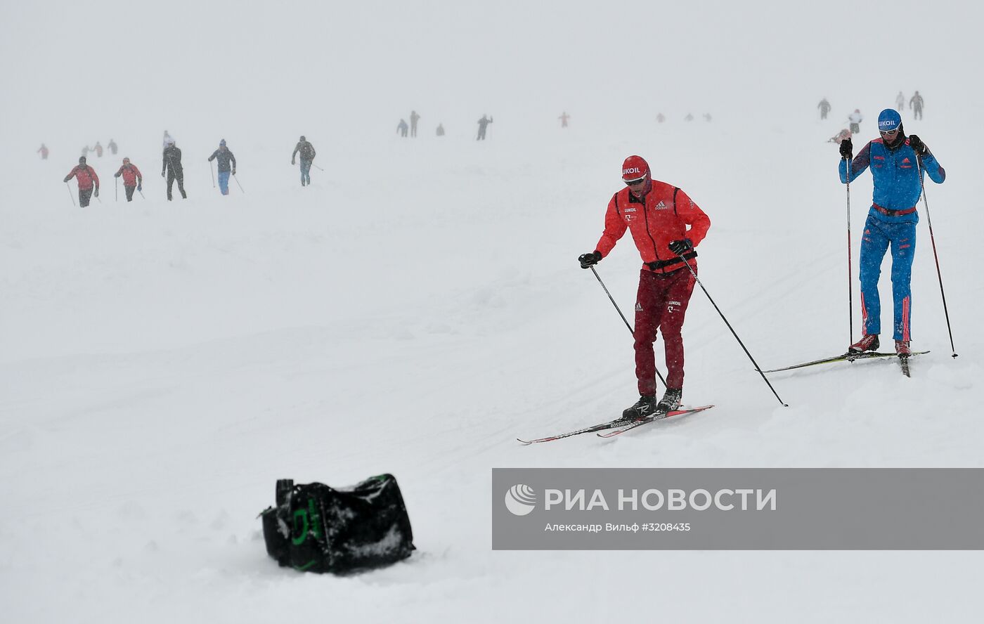 Тренировочный сбор сборной России по лыжным гонкам в Австрии