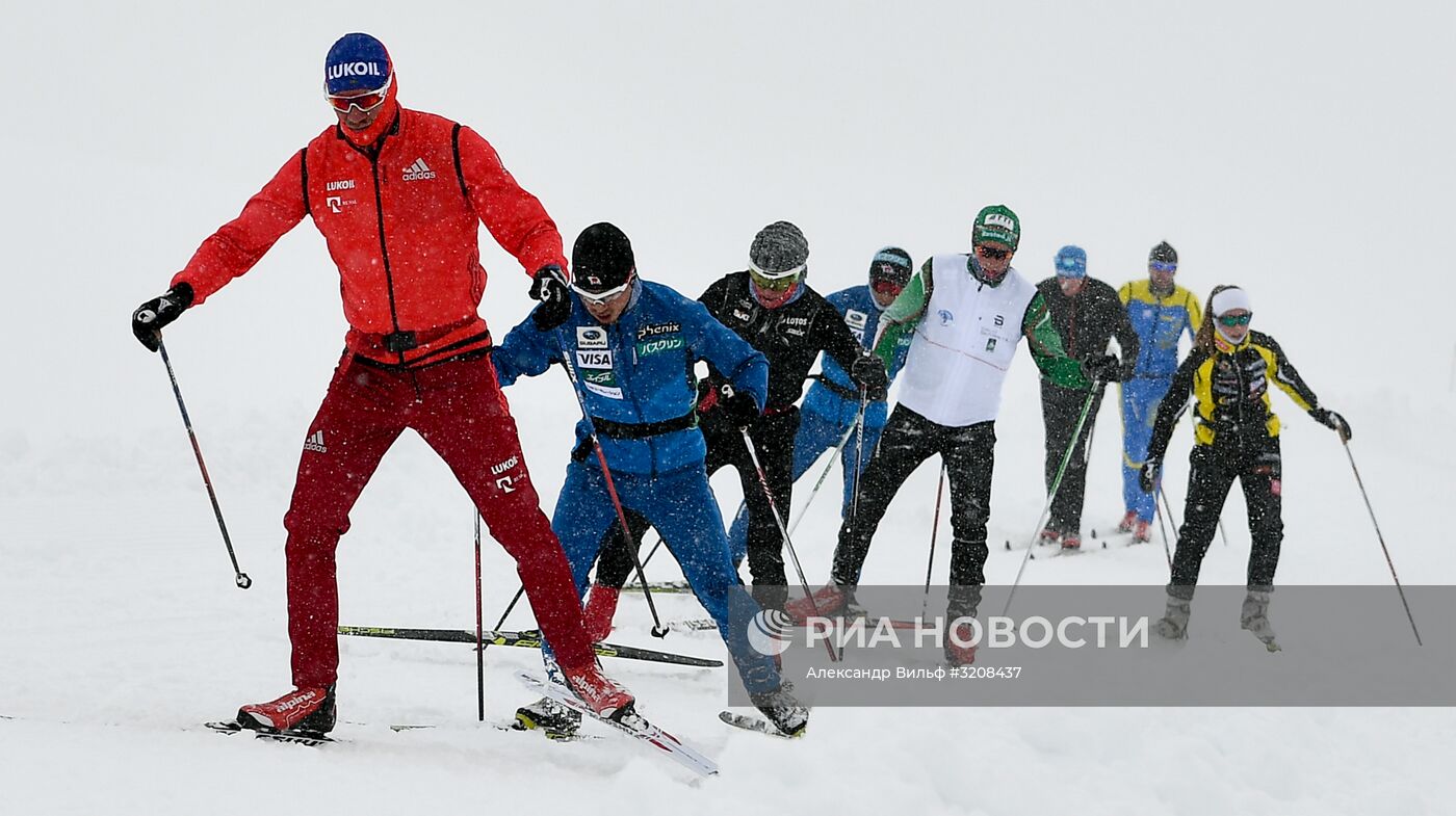 Тренировочный сбор сборной России по лыжным гонкам в Австрии