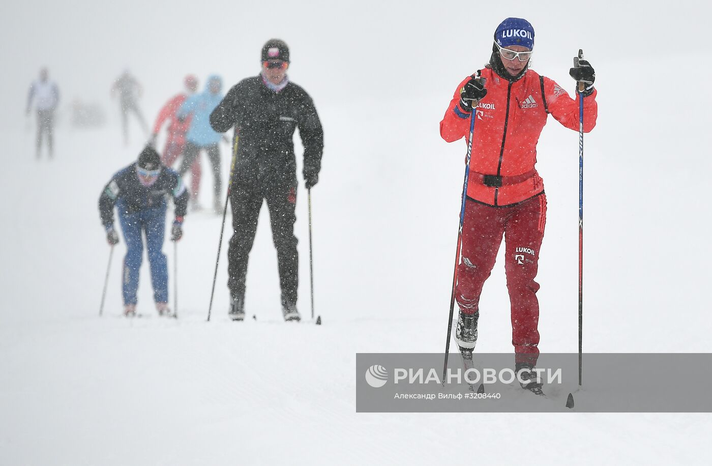 Тренировочный сбор сборной России по лыжным гонкам в Австрии