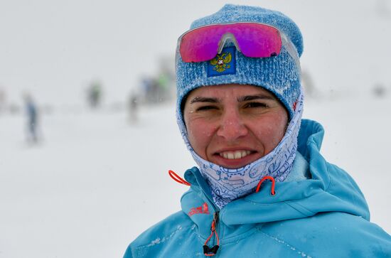 Тренировочный сбор сборной России по лыжным гонкам в Австрии