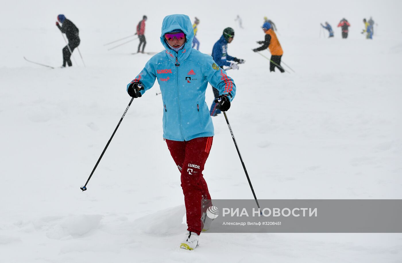 Тренировочный сбор сборной России по лыжным гонкам в Австрии