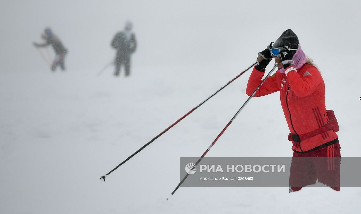 Тренировочный сбор сборной России по лыжным гонкам в Австрии