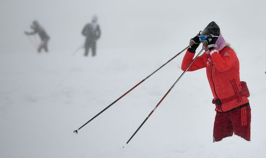 Тренировочный сбор сборной России по лыжным гонкам в Австрии