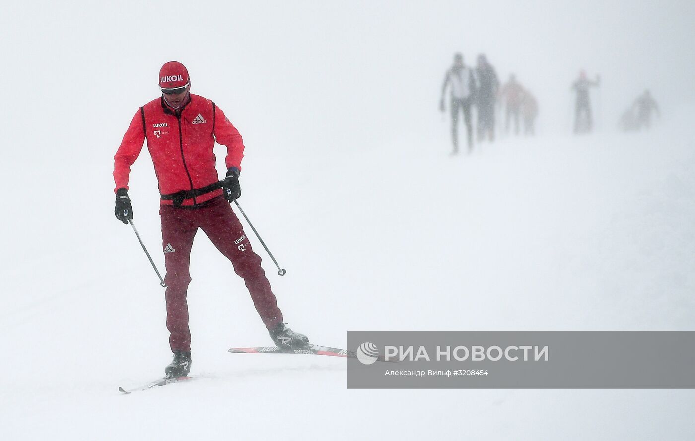 Тренировочный сбор сборной России по лыжным гонкам в Австрии