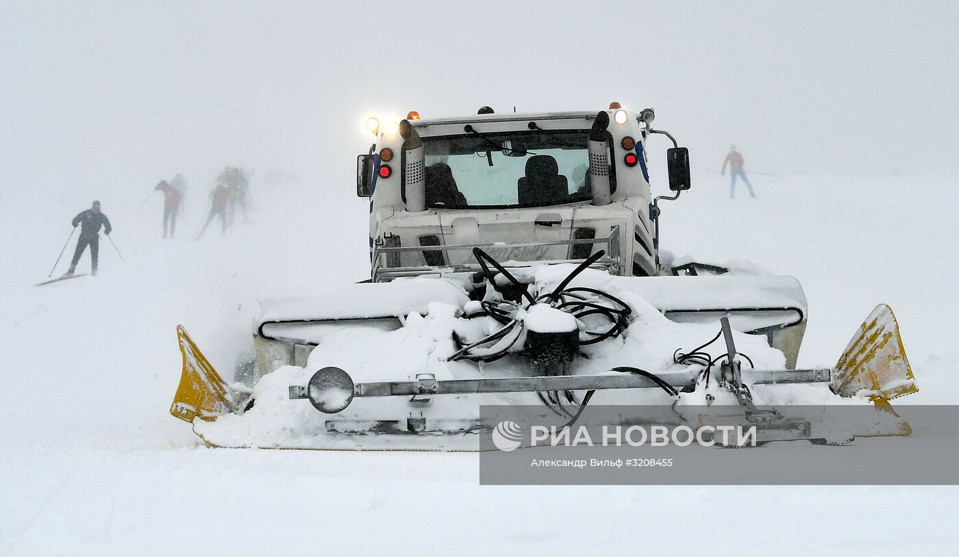 Тренировочный сбор сборной России по лыжным гонкам в Австрии