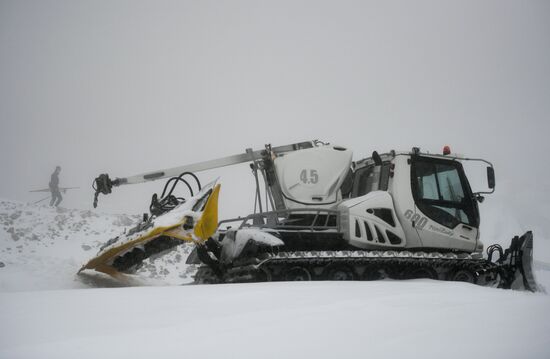 Тренировочный сбор сборной России по лыжным гонкам в Австрии