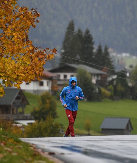 Тренировочный сбор сборной России по лыжным гонкам в Австрии