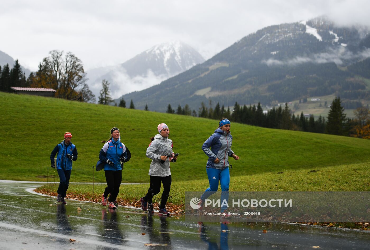 Тренировочный сбор сборной России по лыжным гонкам в Австрии