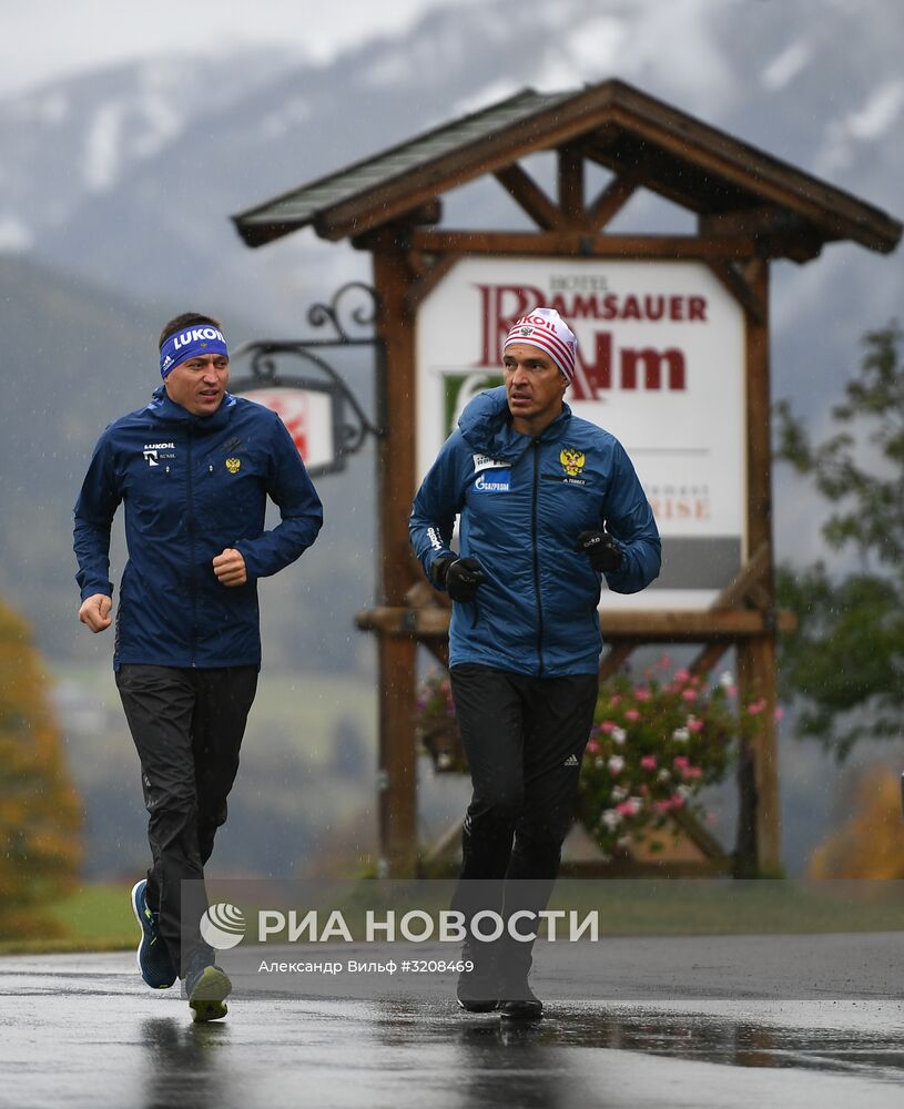 Тренировочный сбор сборной России по лыжным гонкам в Австрии
