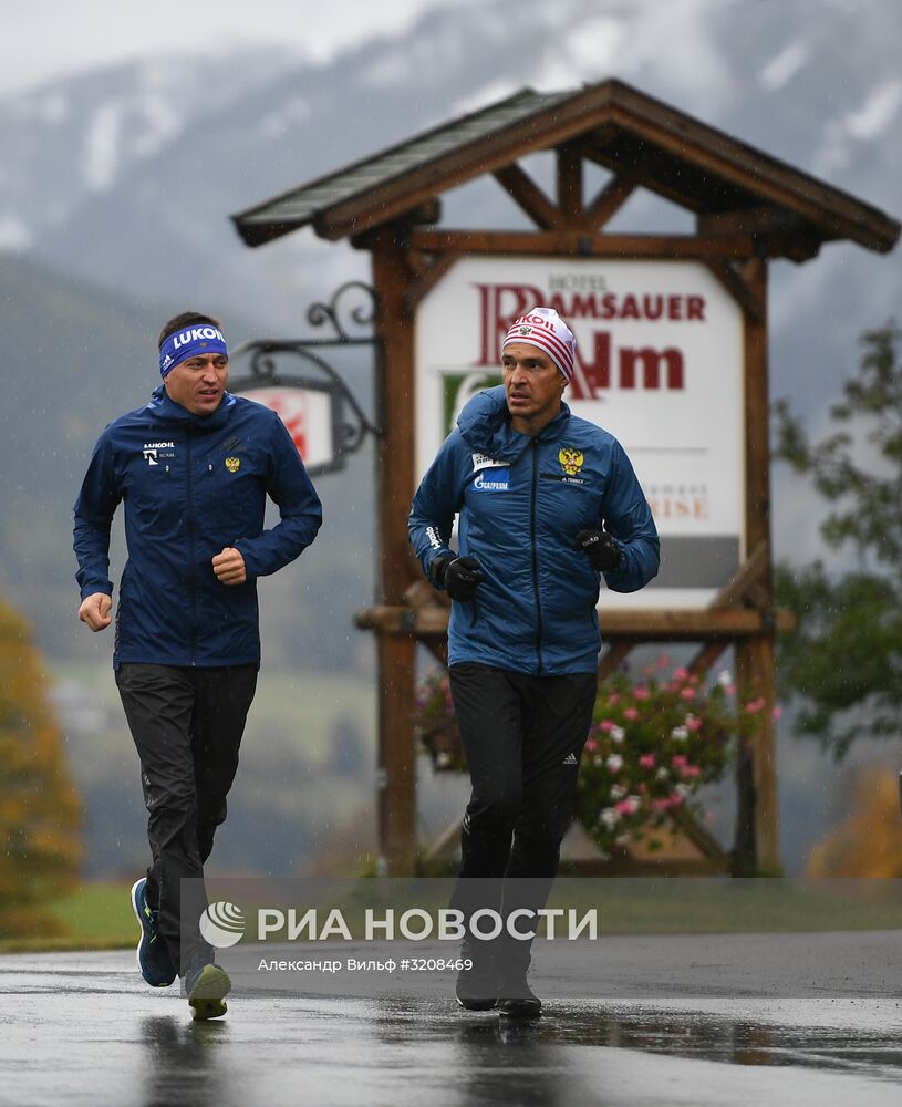 Тренировочный сбор сборной России по лыжным гонкам в Австрии