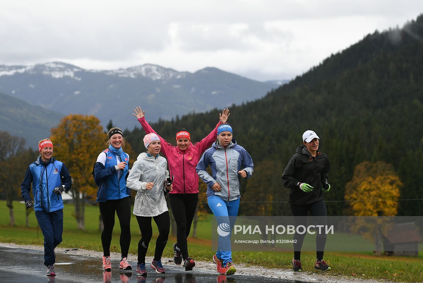 Тренировочный сбор сборной России по лыжным гонкам в Австрии