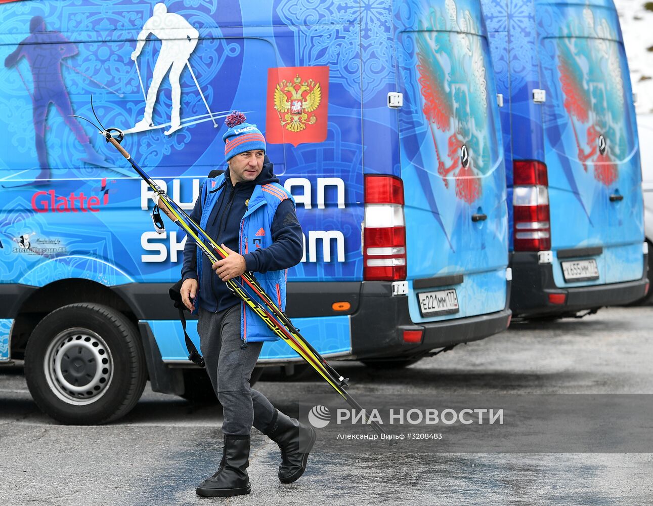 Тренировочный сбор сборной России по лыжным гонкам в Австрии