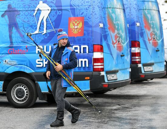 Тренировочный сбор сборной России по лыжным гонкам в Австрии