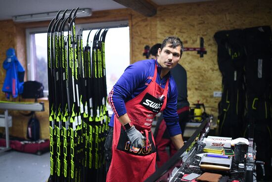 Тренировочный сбор сборной России по лыжным гонкам в Австрии