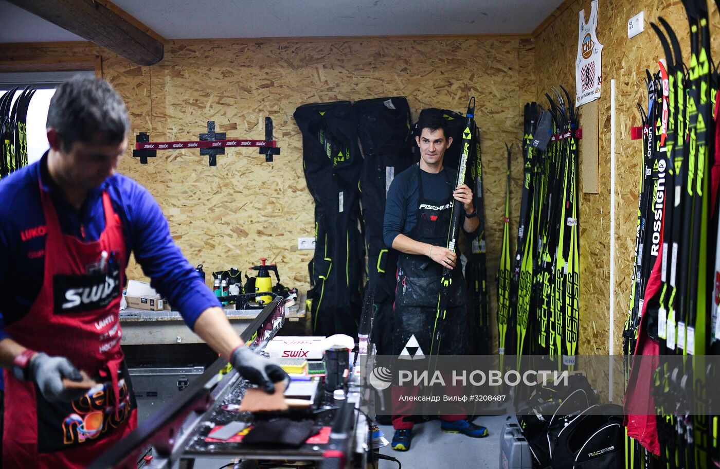 Тренировочный сбор сборной России по лыжным гонкам в Австрии