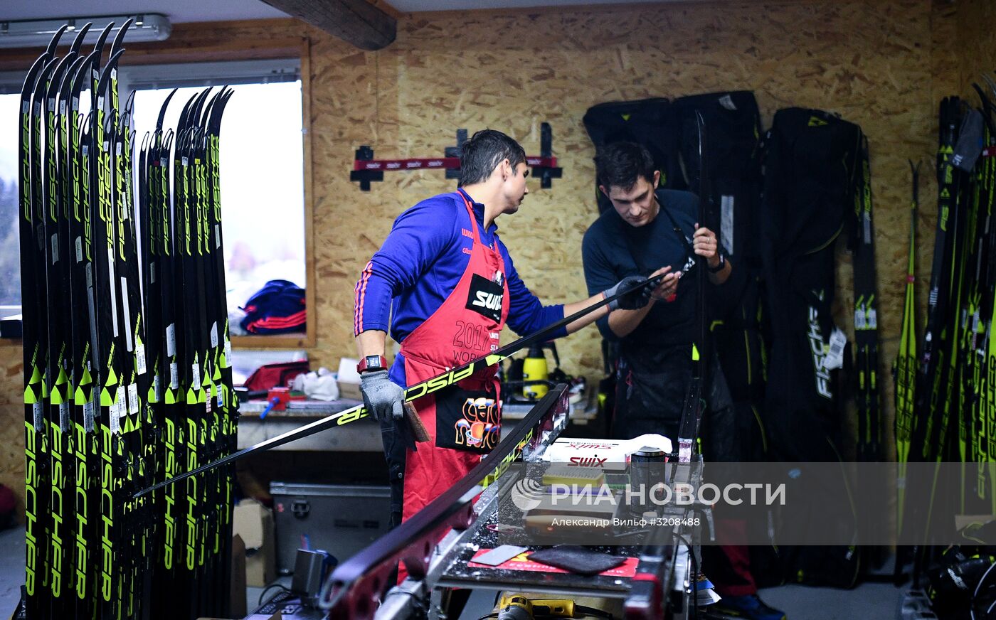 Тренировочный сбор сборной России по лыжным гонкам в Австрии