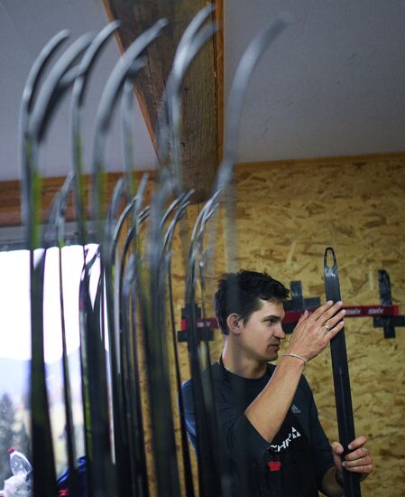 Тренировочный сбор сборной России по лыжным гонкам в Австрии