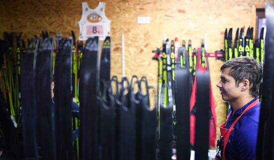 Тренировочный сбор сборной России по лыжным гонкам в Австрии