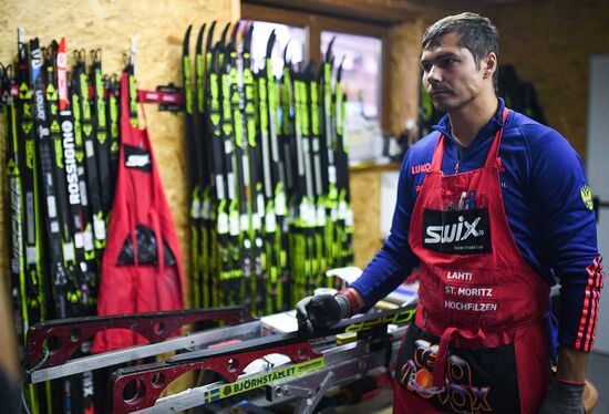 Тренировочный сбор сборной России по лыжным гонкам в Австрии