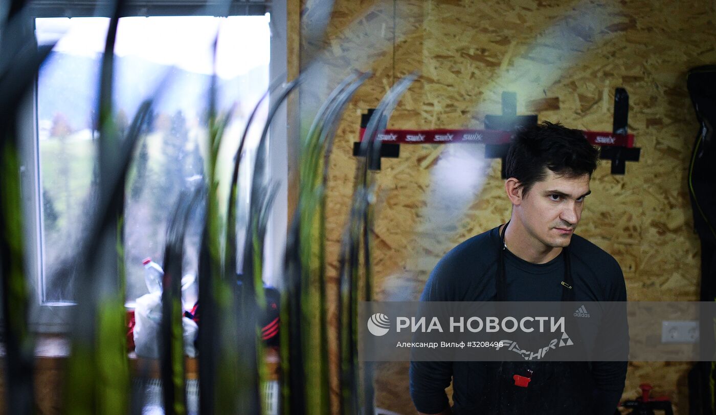 Тренировочный сбор сборной России по лыжным гонкам в Австрии