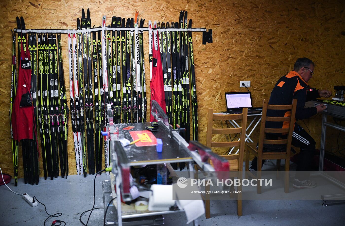 Тренировочный сбор сборной России по лыжным гонкам в Австрии