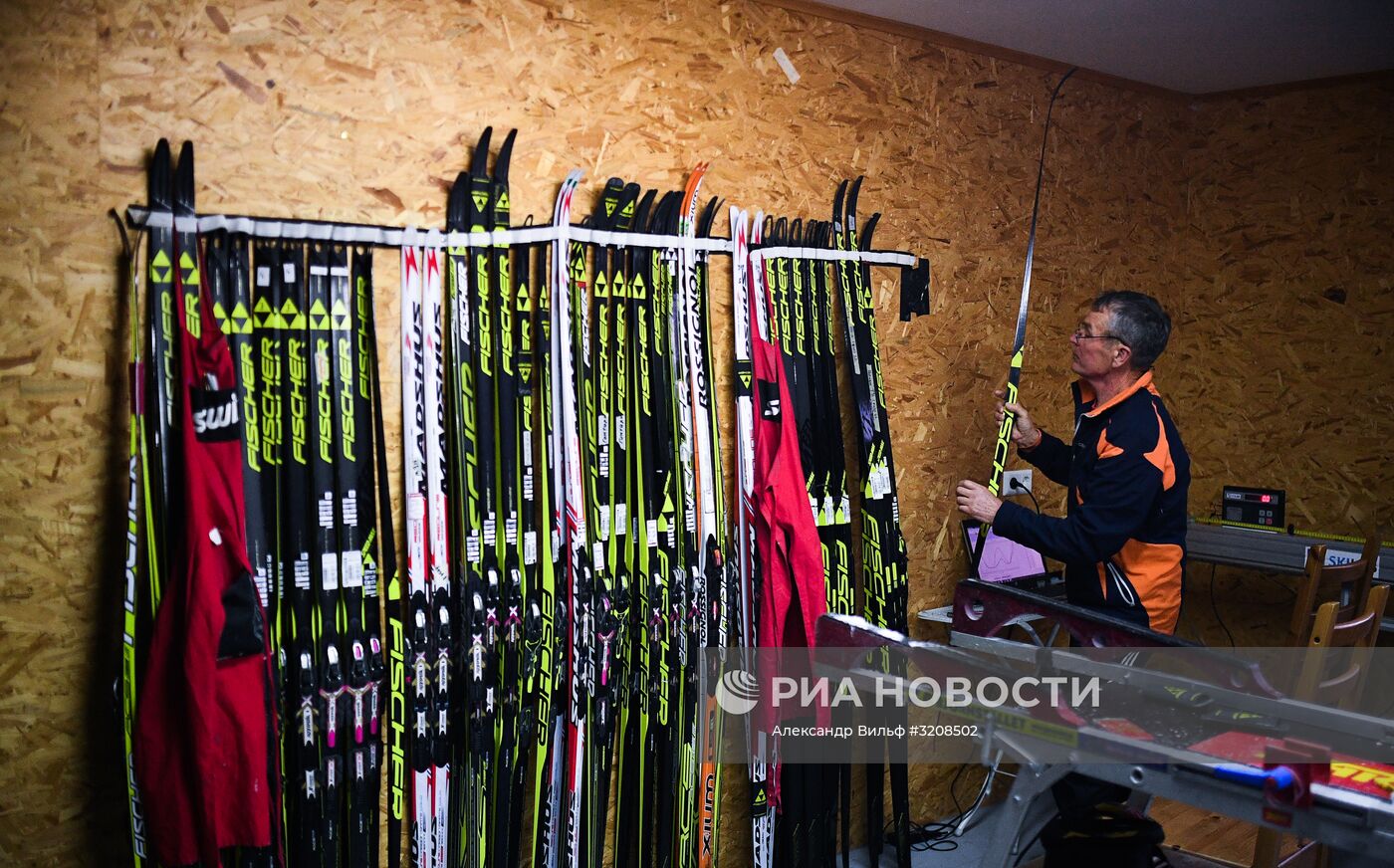 Тренировочный сбор сборной России по лыжным гонкам в Австрии