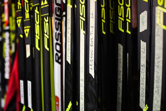 Тренировочный сбор сборной России по лыжным гонкам в Австрии