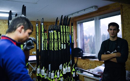 Тренировочный сбор сборной России по лыжным гонкам в Австрии