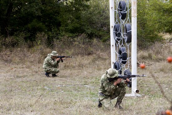 Военные учения в Южной Осетии