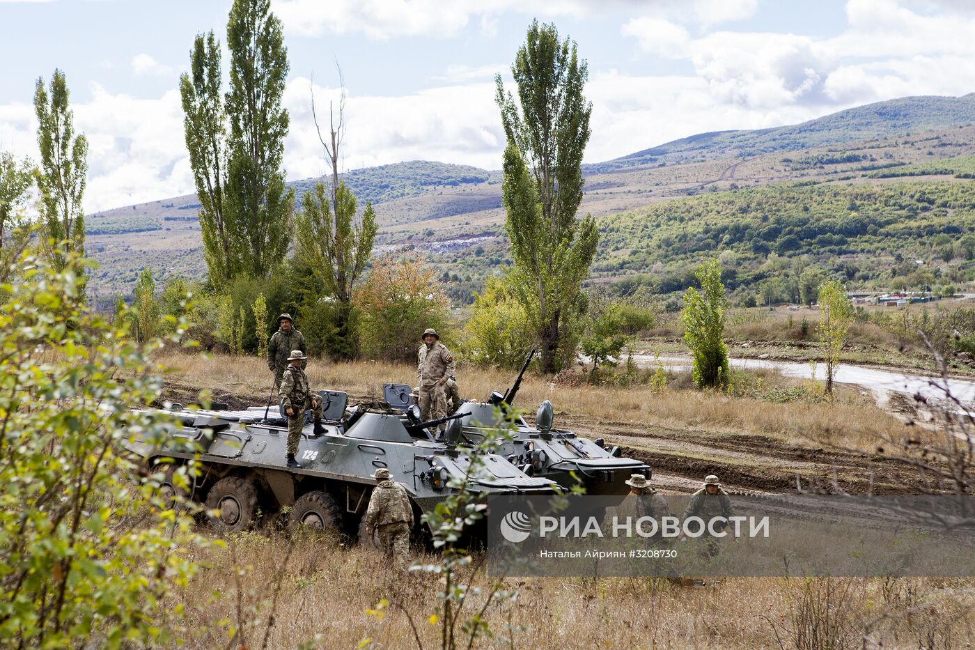 Военные учения в Южной Осетии